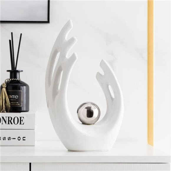 Modern Living Room Decor Art Ceramic Statues for Home Decor Accents Dining Table - Picture 2 of 5